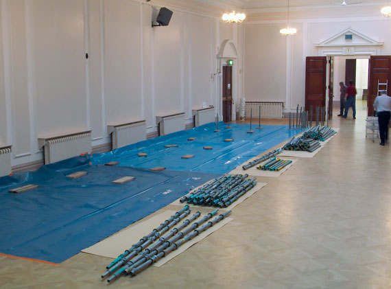 Setting up