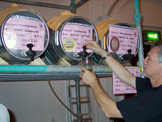 Beer starts to flow