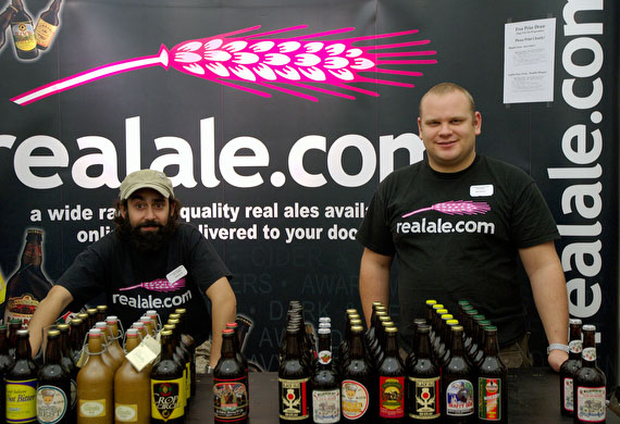 The RealAle.com stand