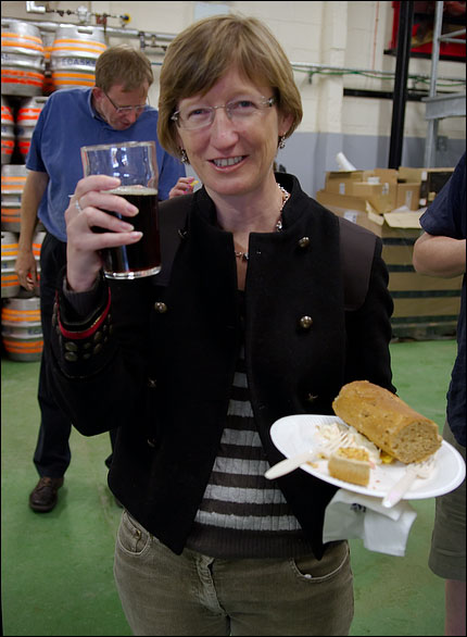 Lesley our Twickenham Beer Festival Staffing Officer