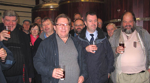 Group picture at the Brewery
