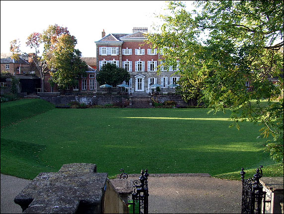 The landscape behind York House