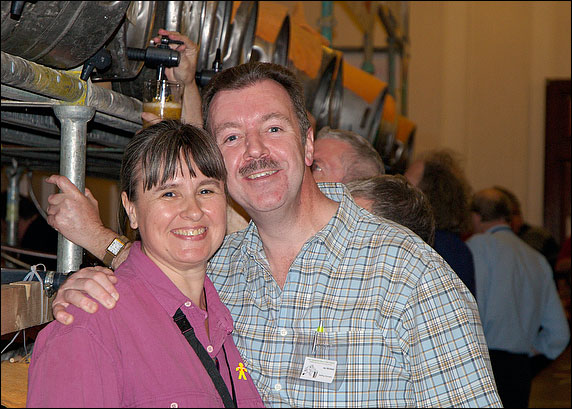 Staff volunteers: Sylvie and Ian