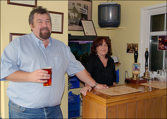 MD Andrew Wilson and his wife
