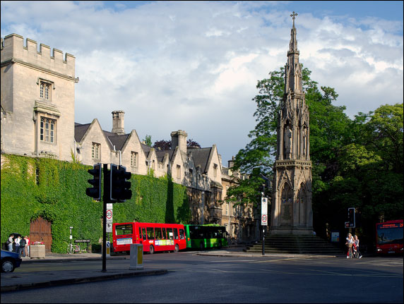 View of Oxford town street