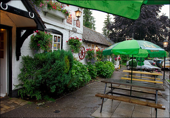 Outside view of The White Horse, Hedgerly Village