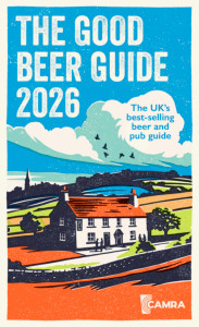 Front cover of the Good Beer Guide 2026