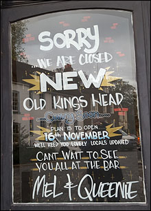 Notice on window