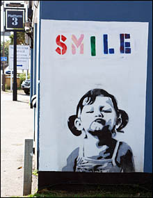 6ft tall mural by Banksy