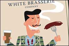 White Brasserie logo