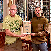 Cider PotY presentation to Chris French