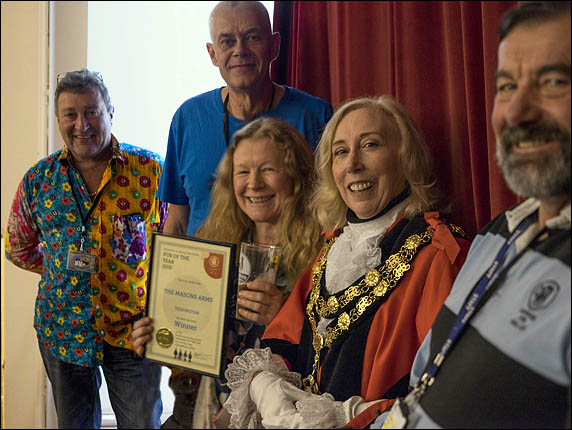 PotY winner for 2019 - Rae Williams with her certificate