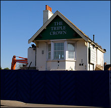 view of what remains of the pub