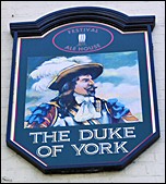 view of Pub sign