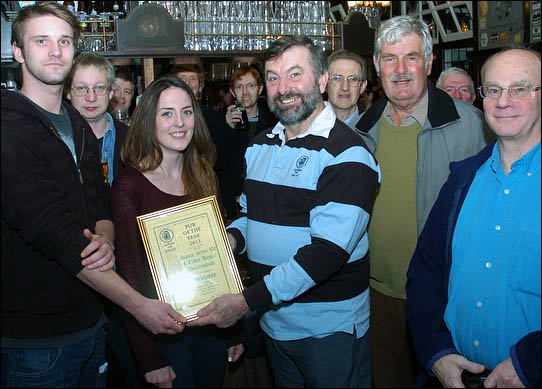 Branch Pub of the Year winner