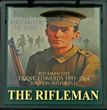 The pub sign