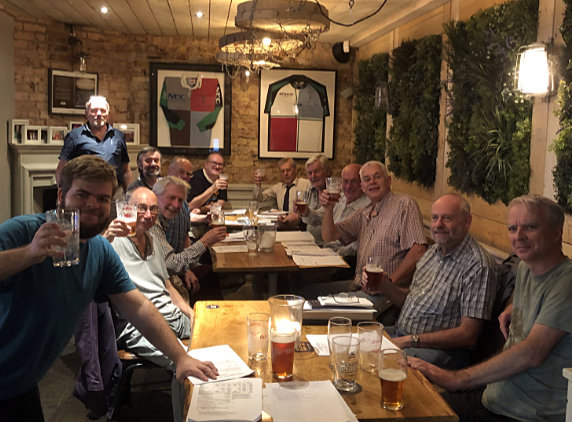 Picture taken at the 2021 AGM held in the Cabbage Patch, Twickenham Picture taken at the 2021 AGM held in the Cabbage Patch, Twickenham
